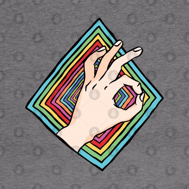 Aesthetic Hand Sign by sadpanda